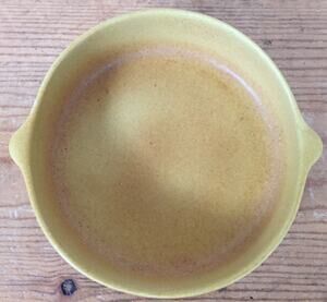 Vintage Bennington Potters Pottery Elements Gold Soup Salad Cereal Bowl 4.75"